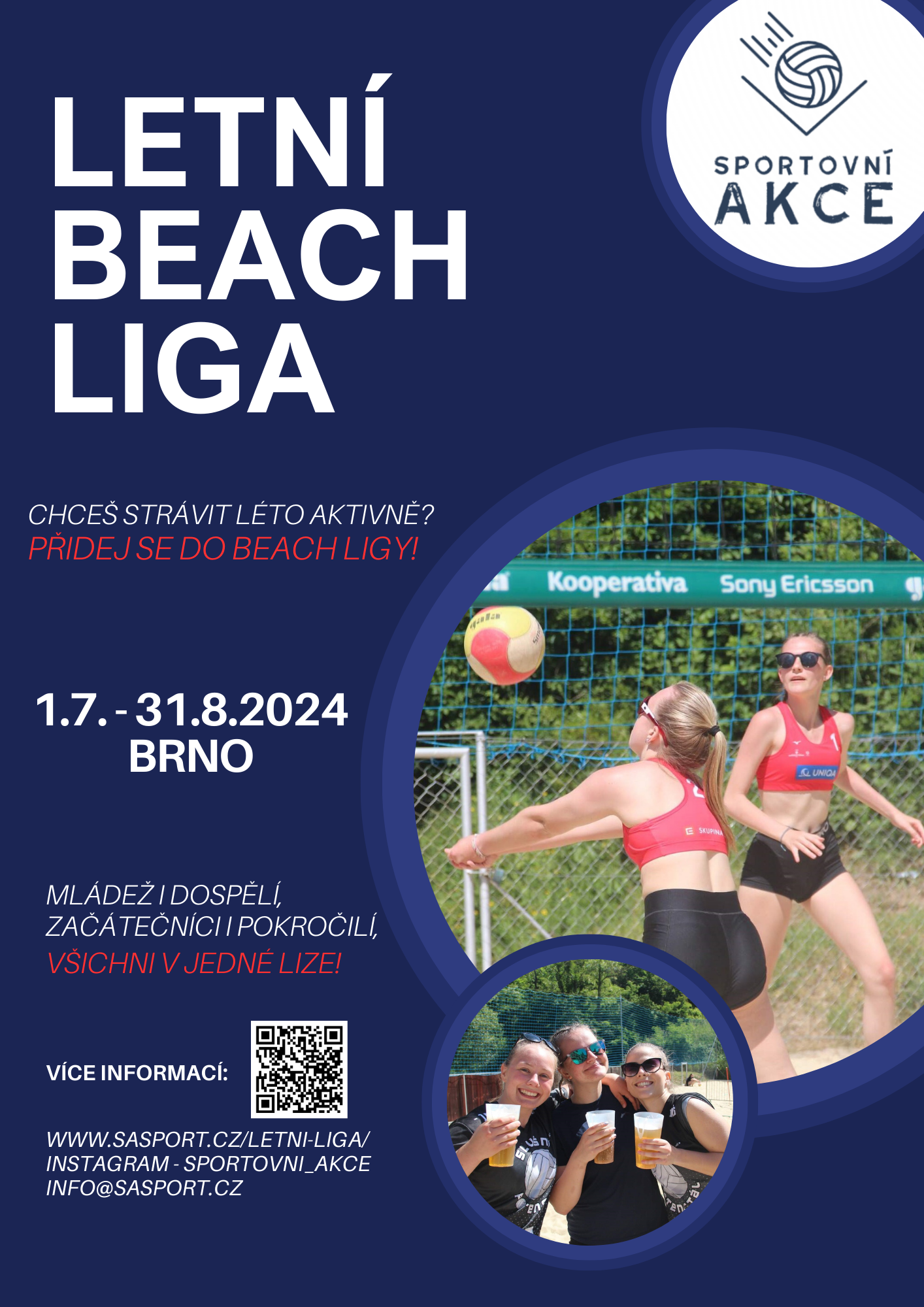 Pozvánka na Letní Beach Ligu - Brno 2024