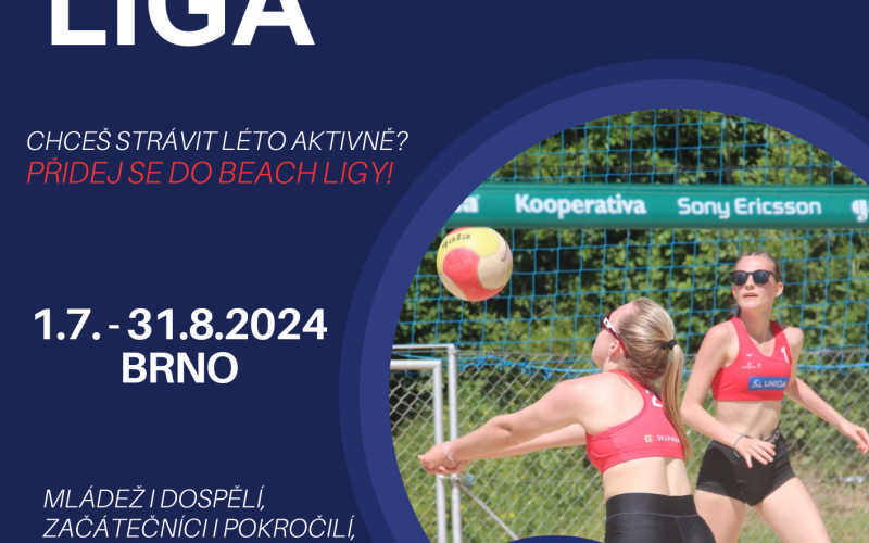 Pozvánka na Letní Beach Ligu - Brno 2024