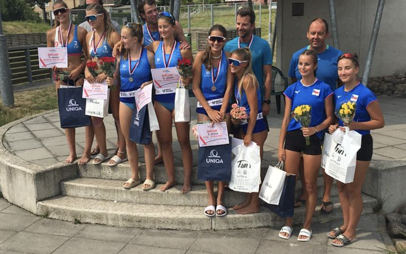 Dvojice ze Sokola Brno I. excelovala na MČR U-18 dívek