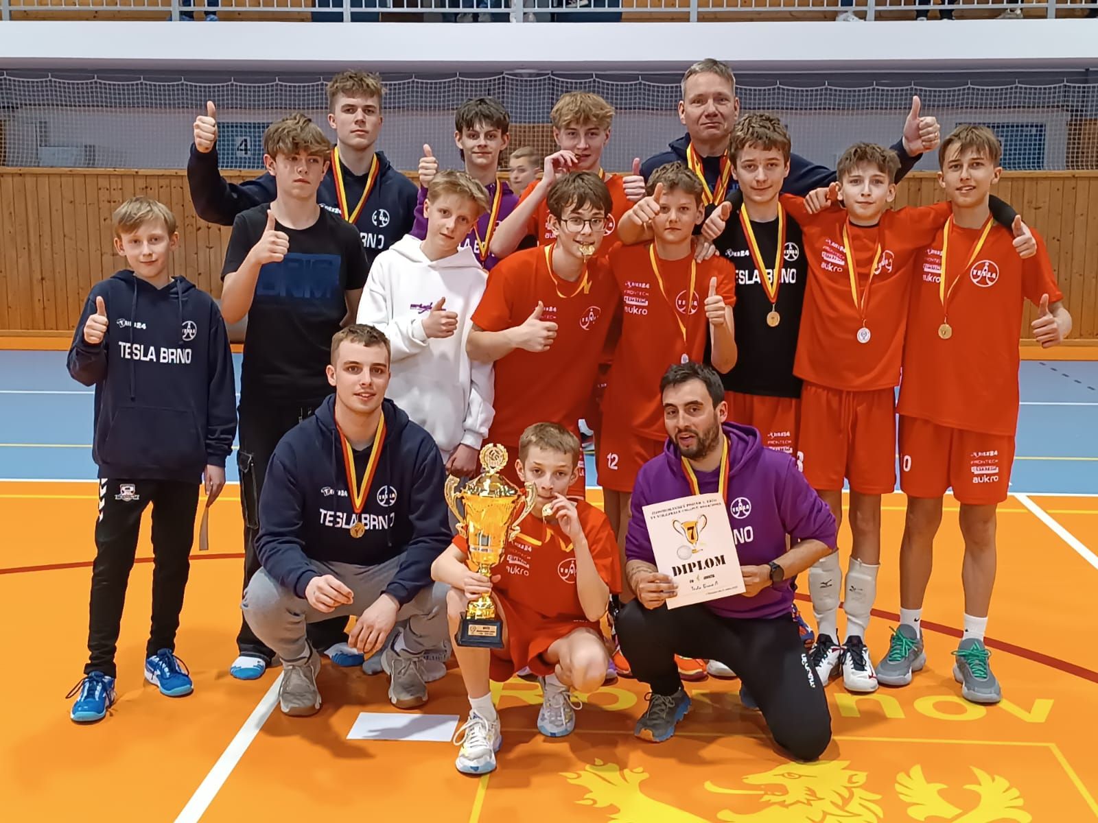 Vítěz soutěže U14 P7T Chlapci: TJ TESLA Brno