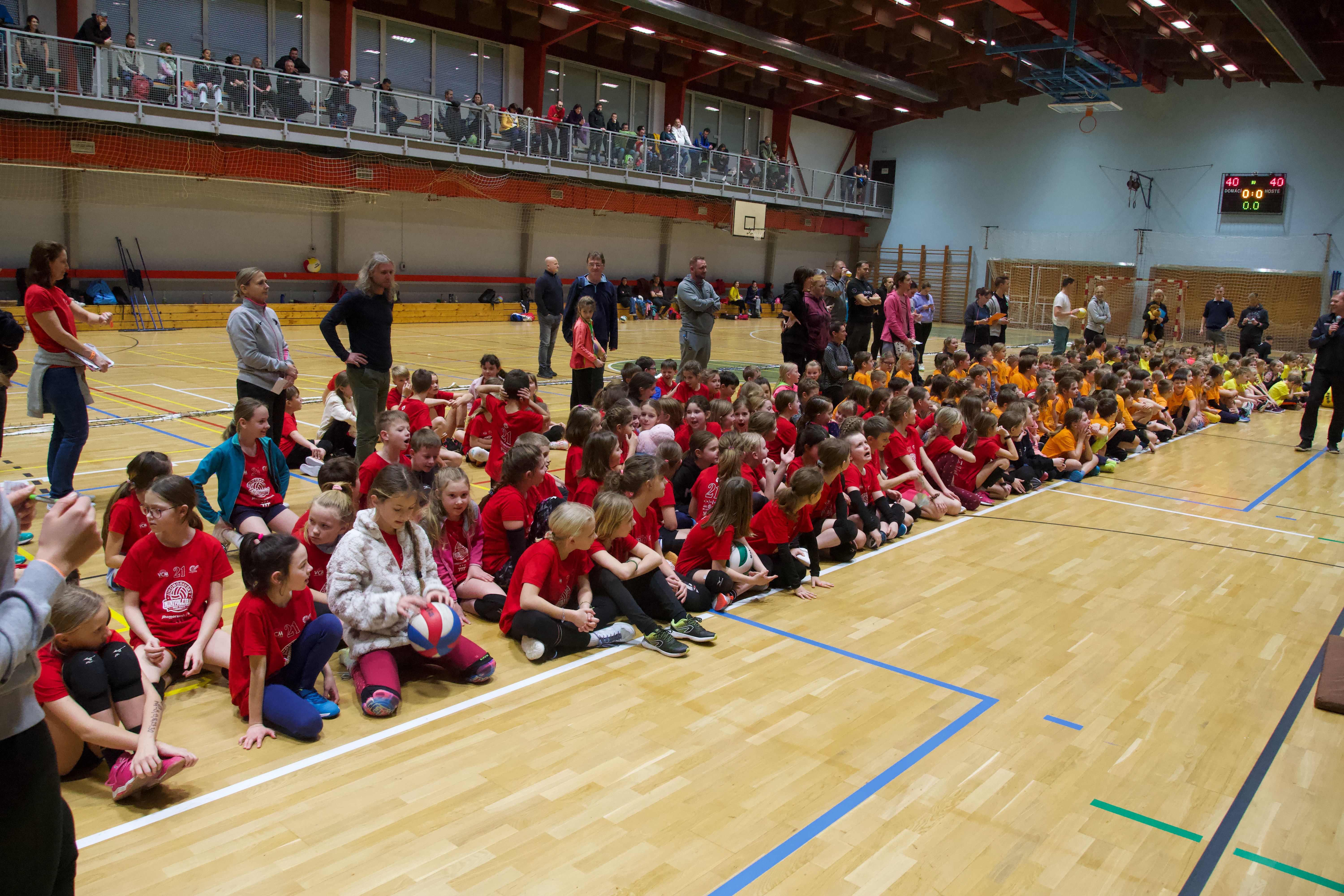 V lednu pokračovala série Jihomoravského minivolejbalu oběma kategoriemi